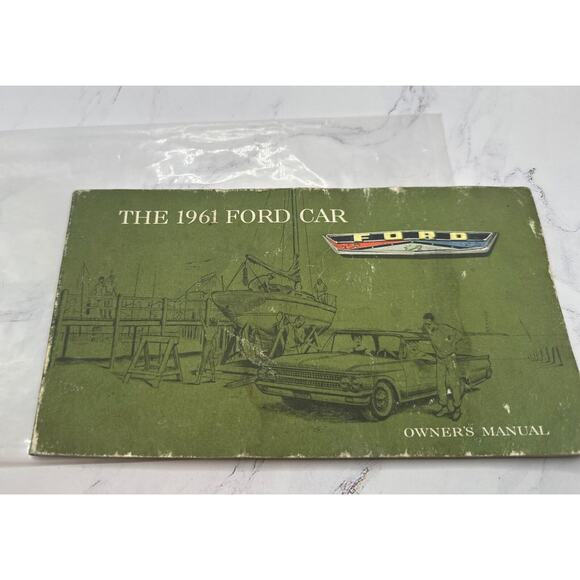 1961 Ford Car Owners Operators Manual Glove. Compartment Manual - Picture 1 of 3